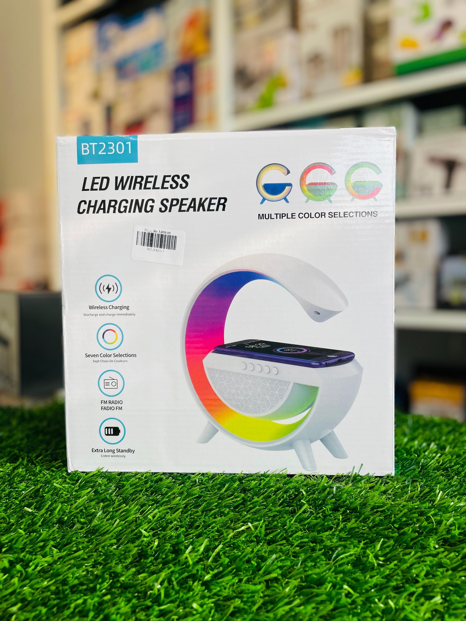 🔴Wireless Charging Table Lamp Bluetooth Speaker