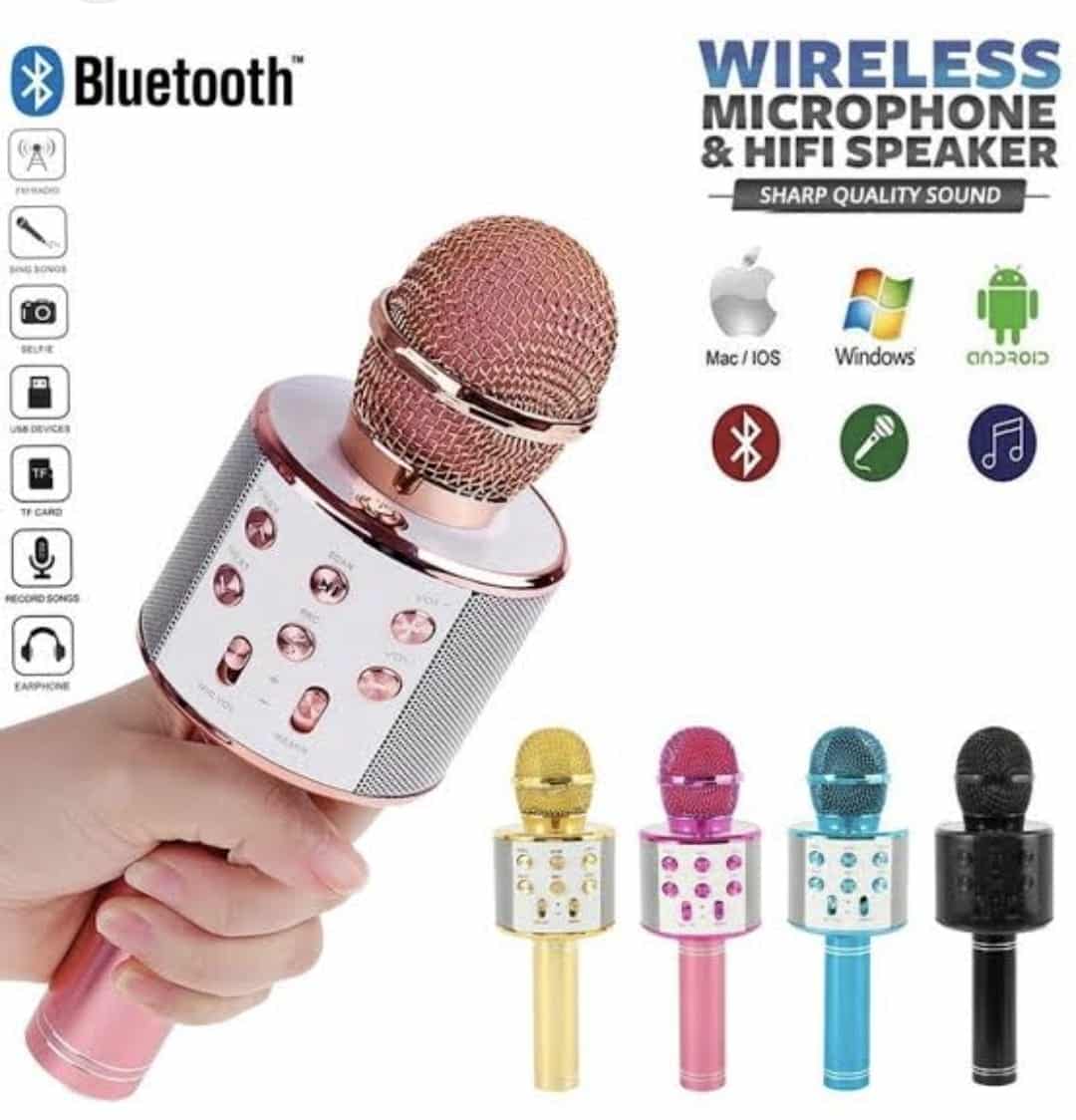 ⭕Professional Bluetooth Wireless Microphone Speaker