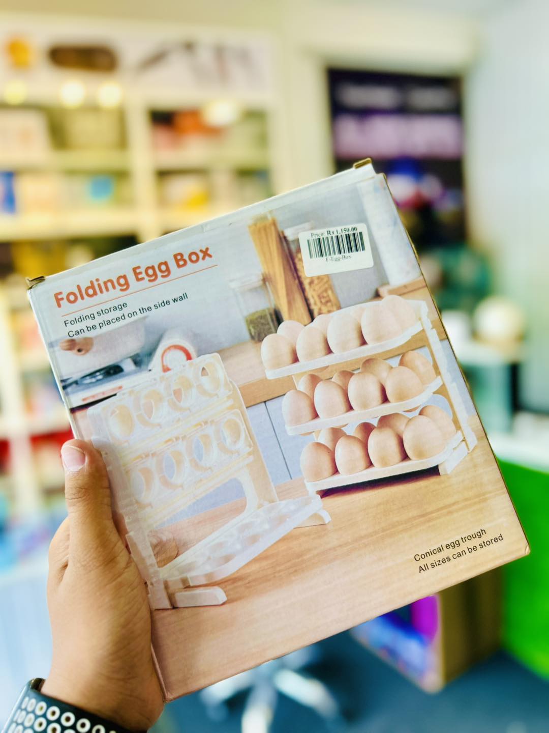 🔴Folding Egg Box