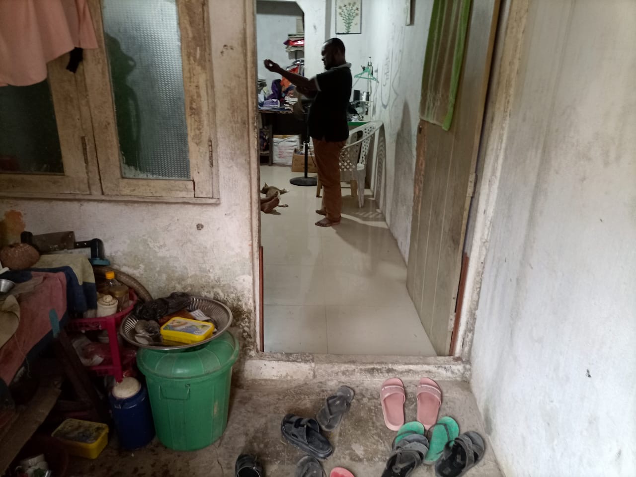 House with small land sale