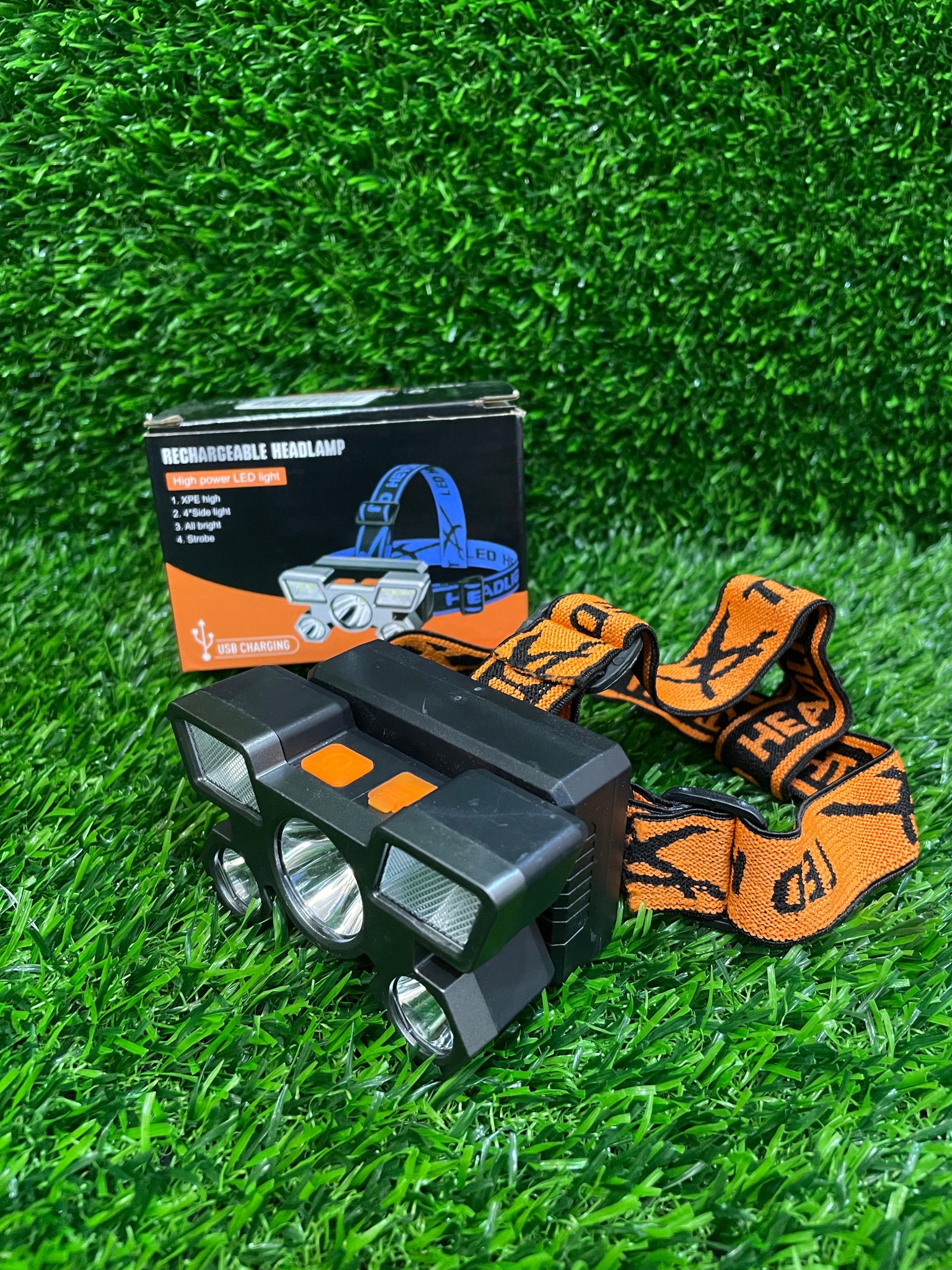 ⭕RECHARGEABLE HEADLAMP