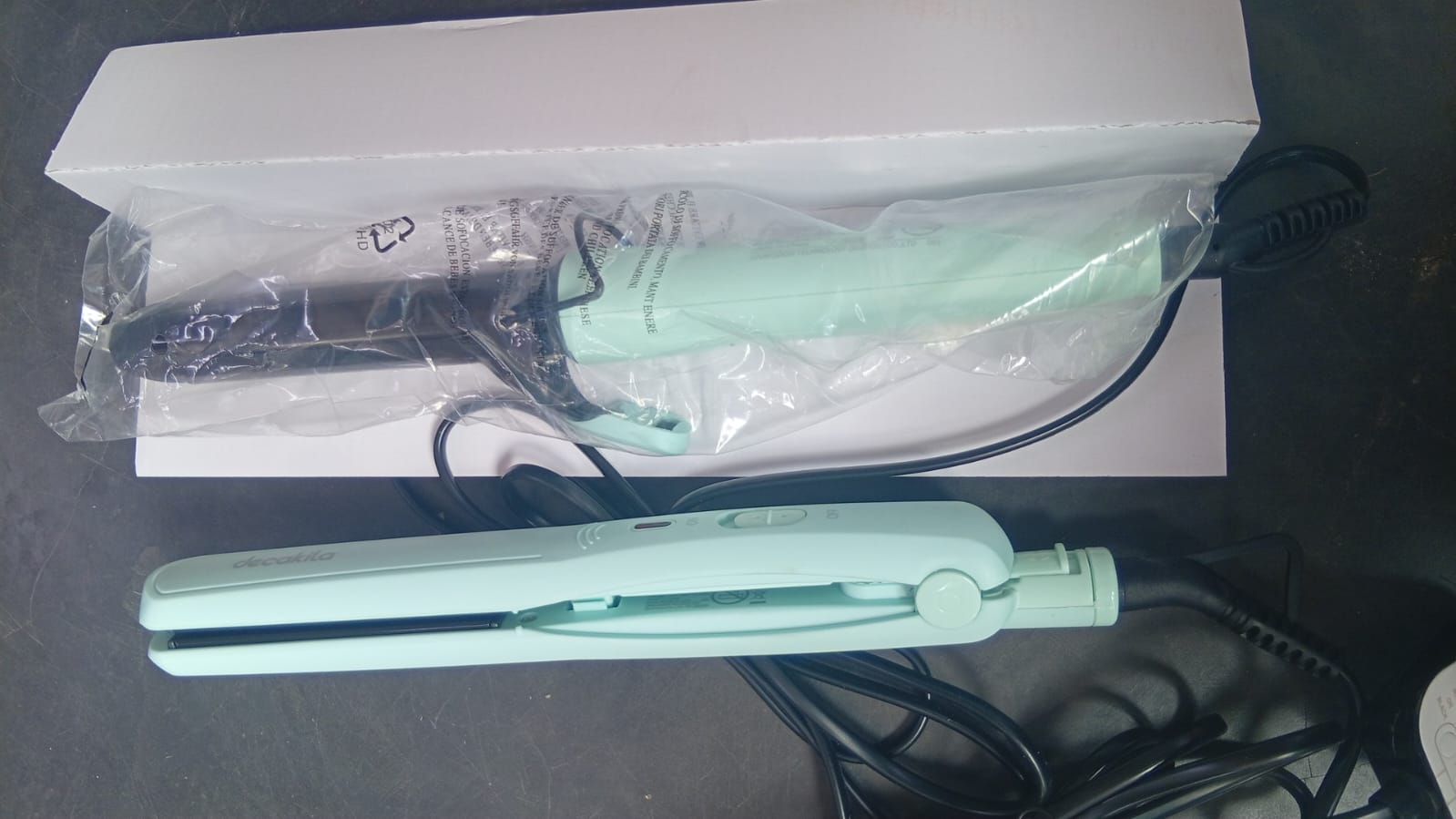 Decakila 2-in-1 Hair Straightener & Curler Iron