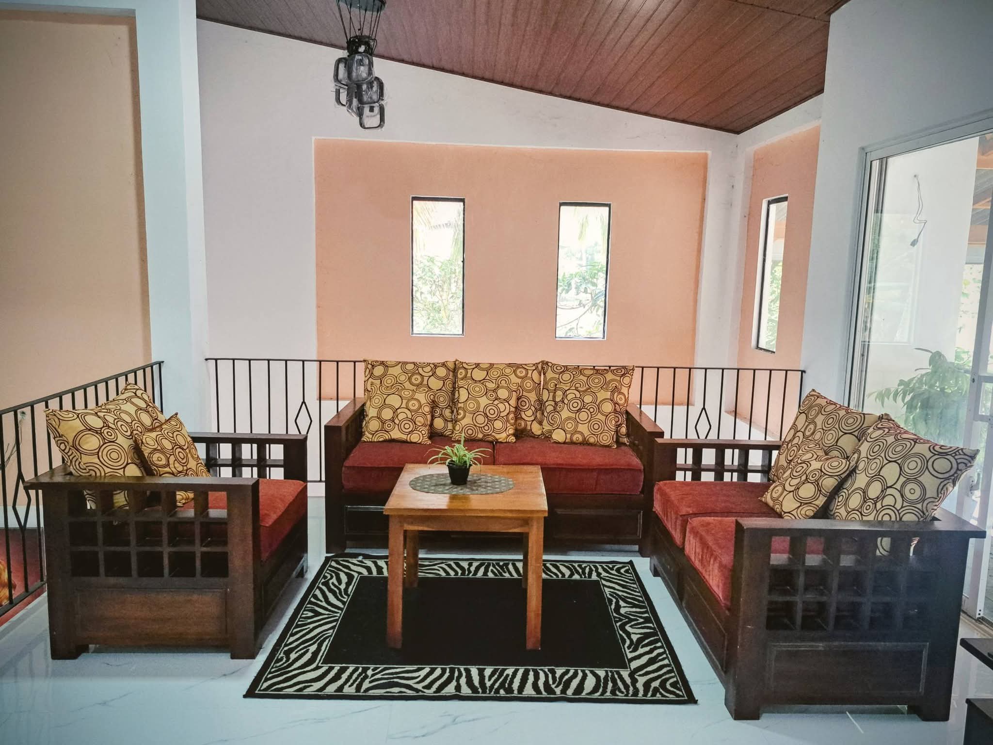 Solid teak sofa set for sale