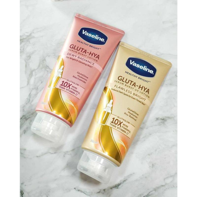 Vaseline Healthy Bright Gluta Hya Serum Burst Lotion Flawless Bright
